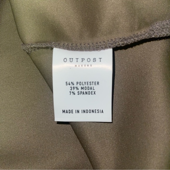 Outpost Makers Men's Hoodie 1/4 Zip Size Large Buckle Exclusive Tan Beige - Picture 12 of 12